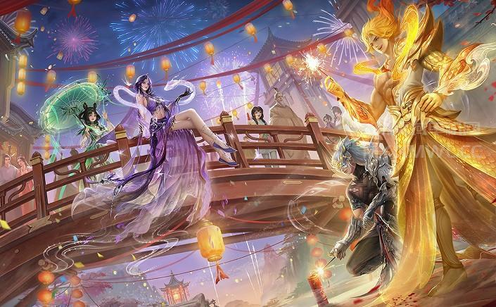 魔域年兽蛇-背景图分享